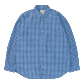 MADNESS MADNESS CHECKED SHIRT-BLUE