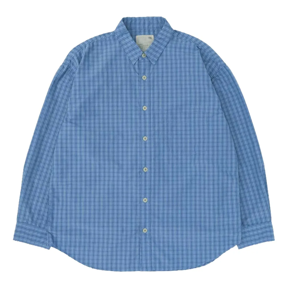 MADNESS MADNESS CHECKED SHIRT-BLUE