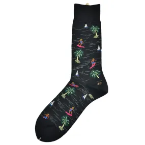 Marcomonde - Surfing Cotton Socks - Black