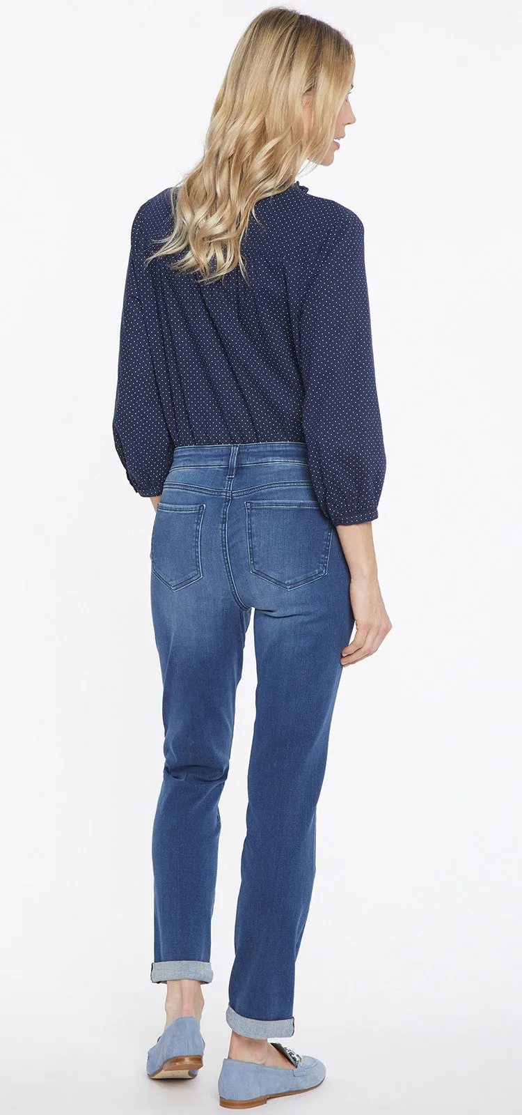 Margot Girlfriend Mediumblauw Premium Denim | Heron