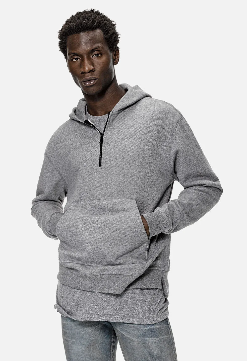 Mercer Half Zip / Dark Grey