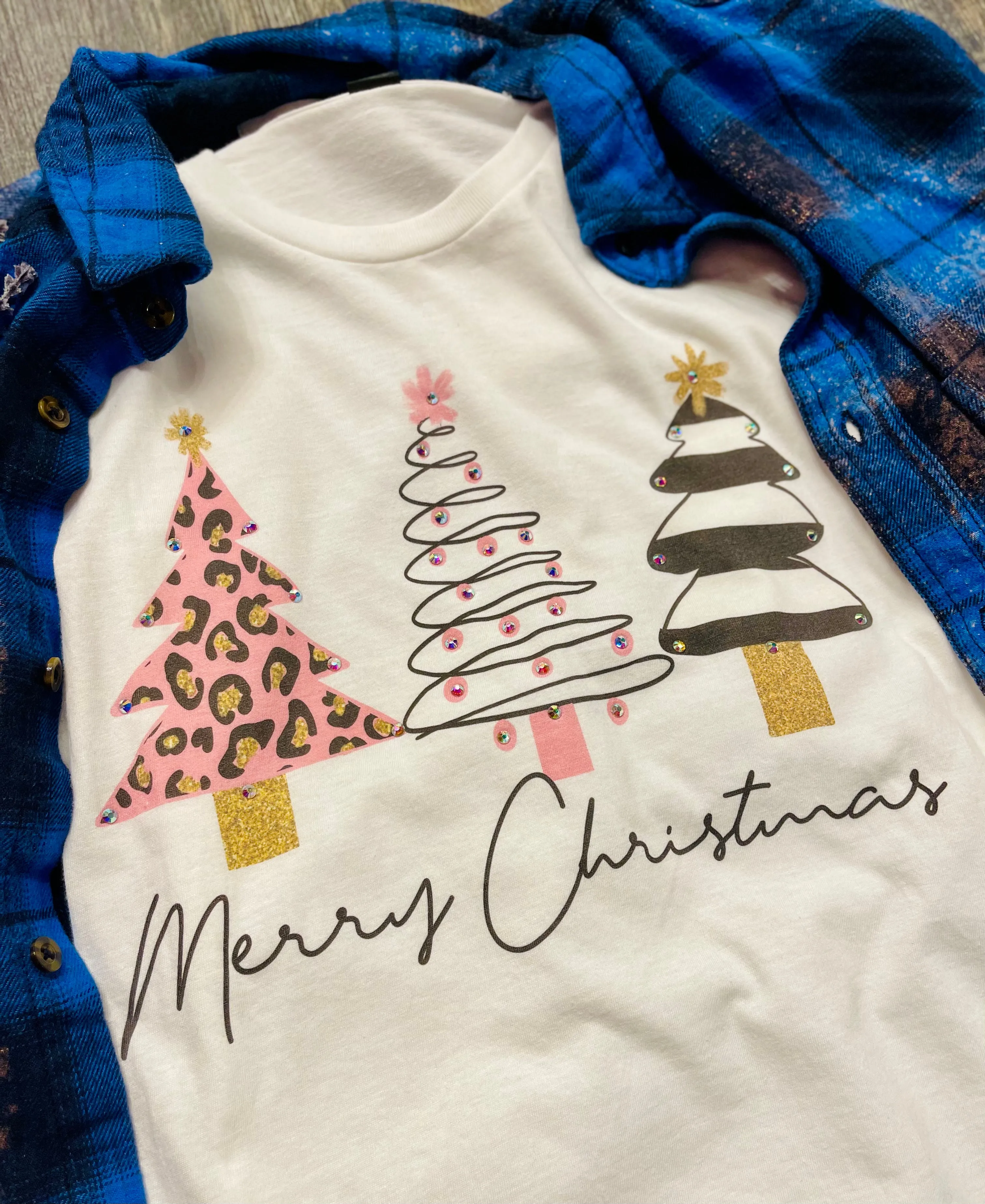 Merry Christmas Trees Tee