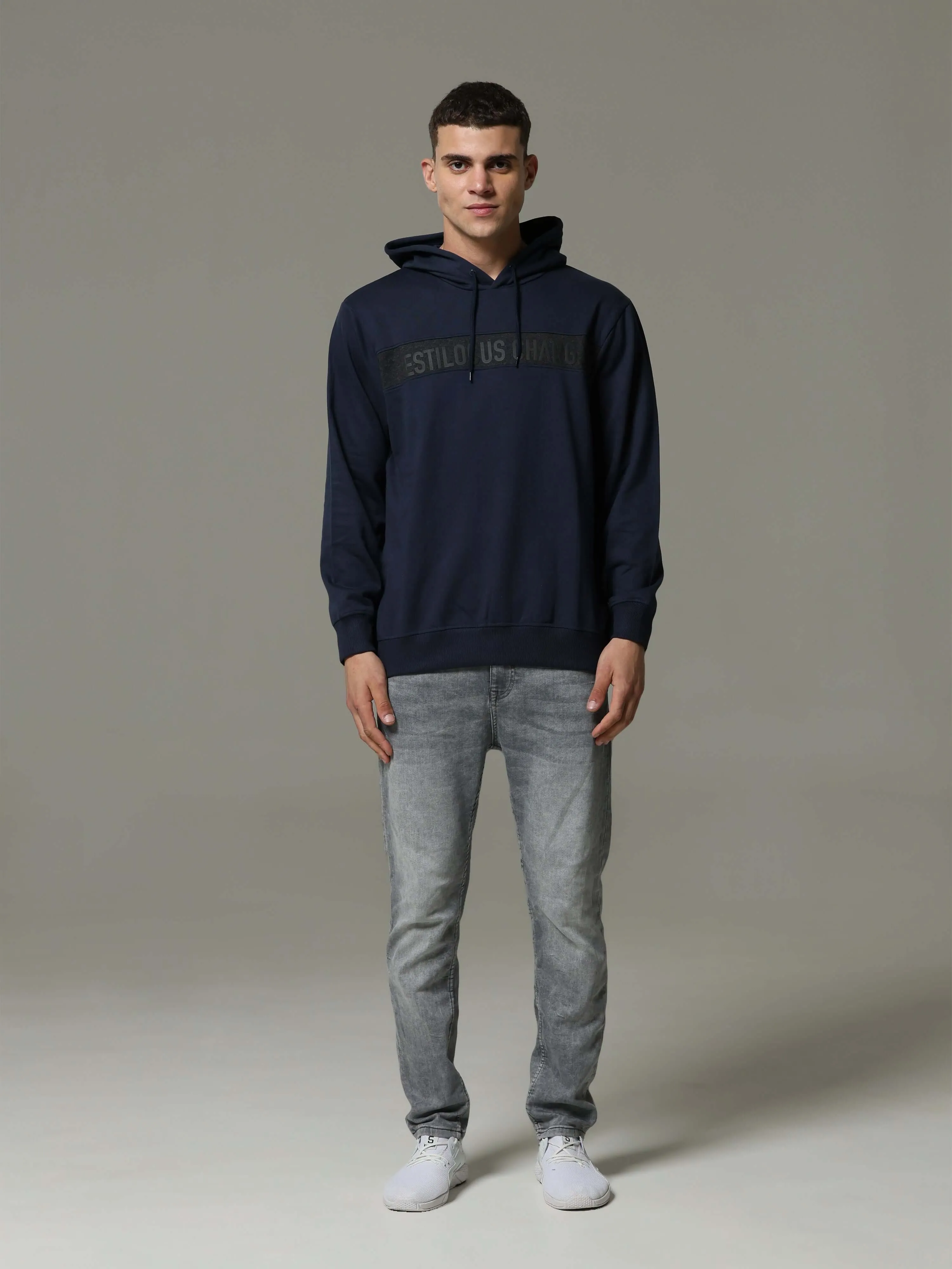 Navy Charg Hoodie