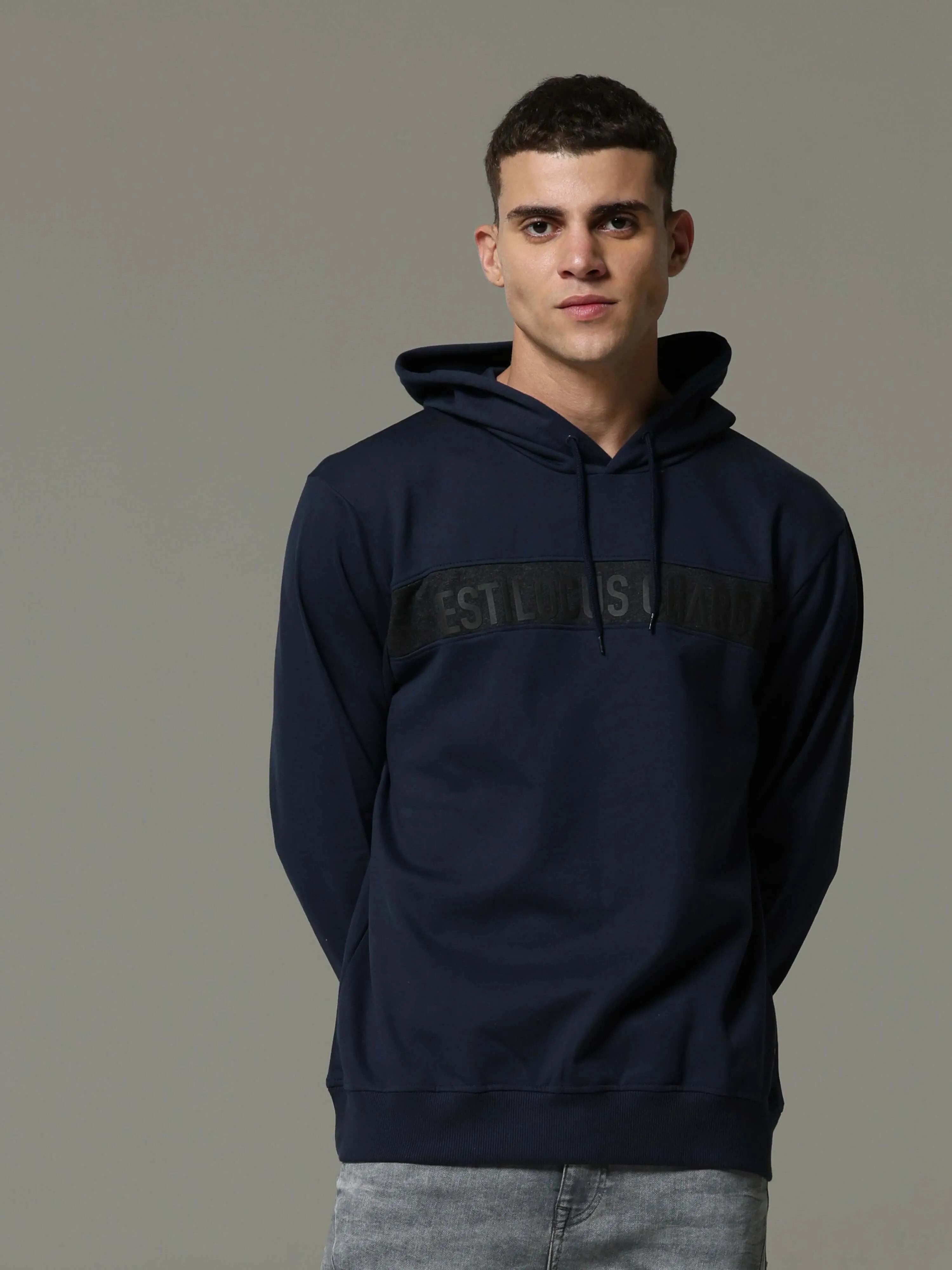 Navy Charg Hoodie