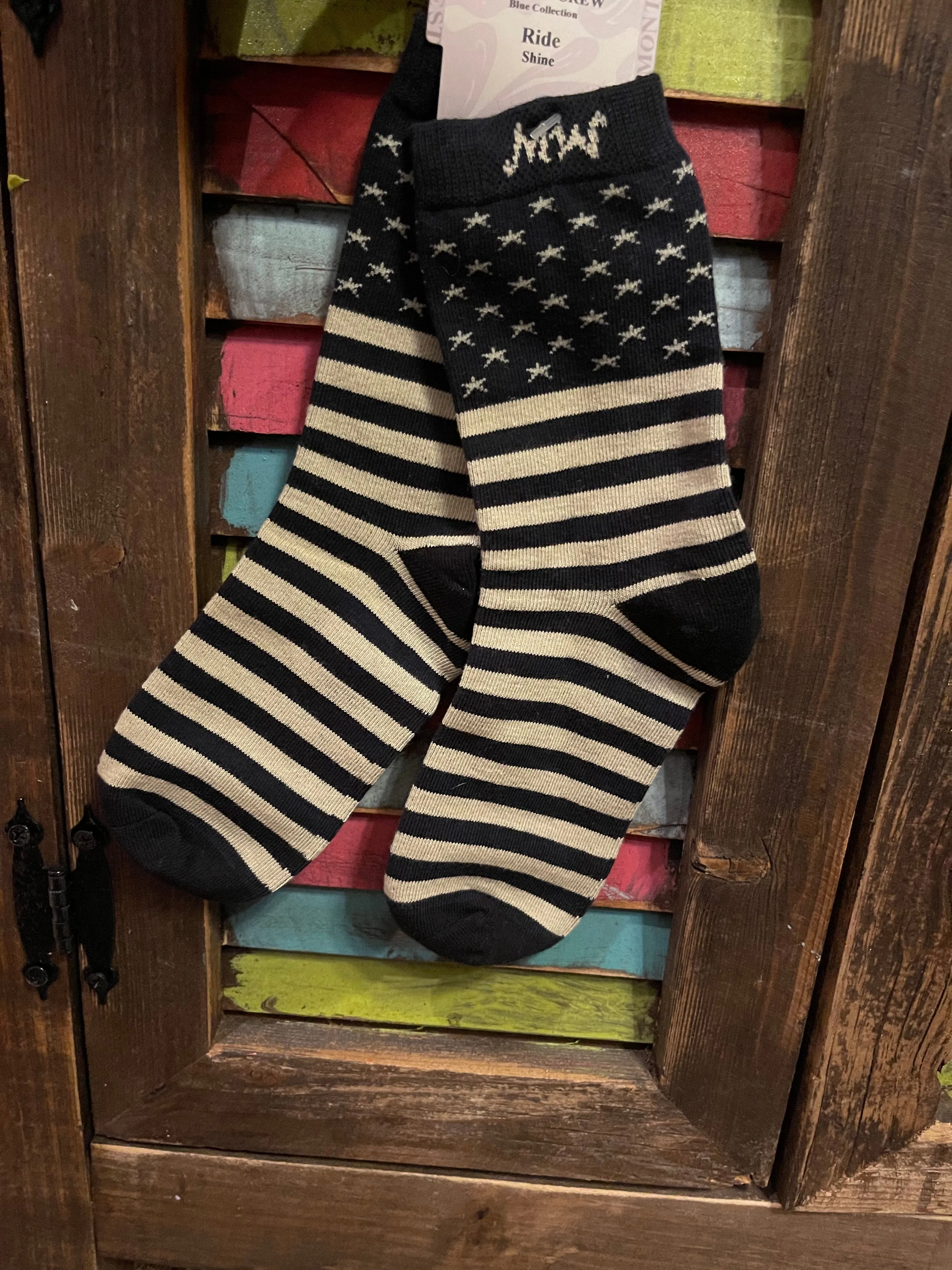 One size striped SOCKS