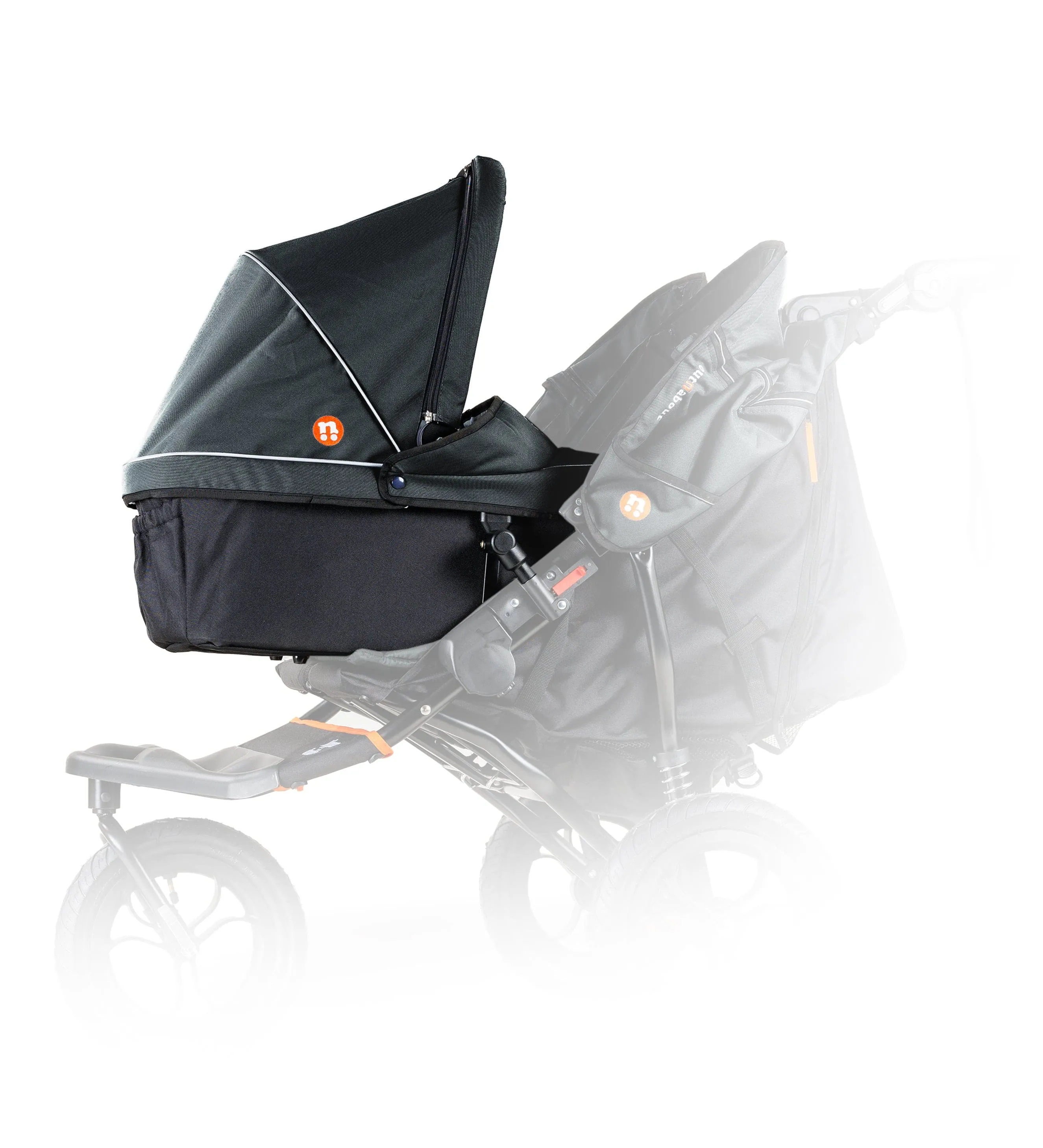 Out n About Double Carrycot - Forest Black