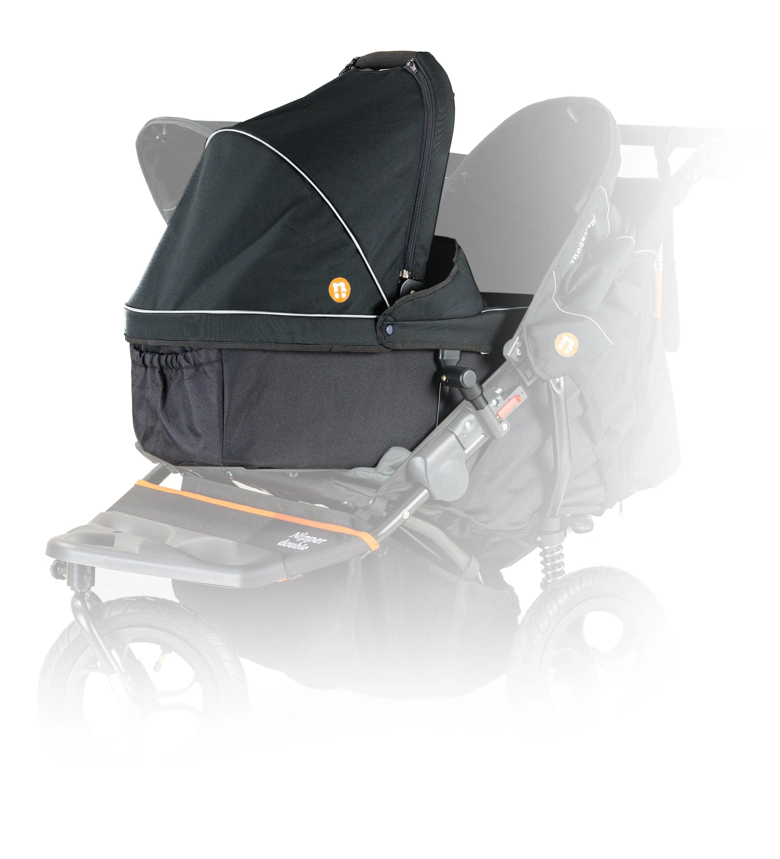 Out n About Double Carrycot - Forest Black