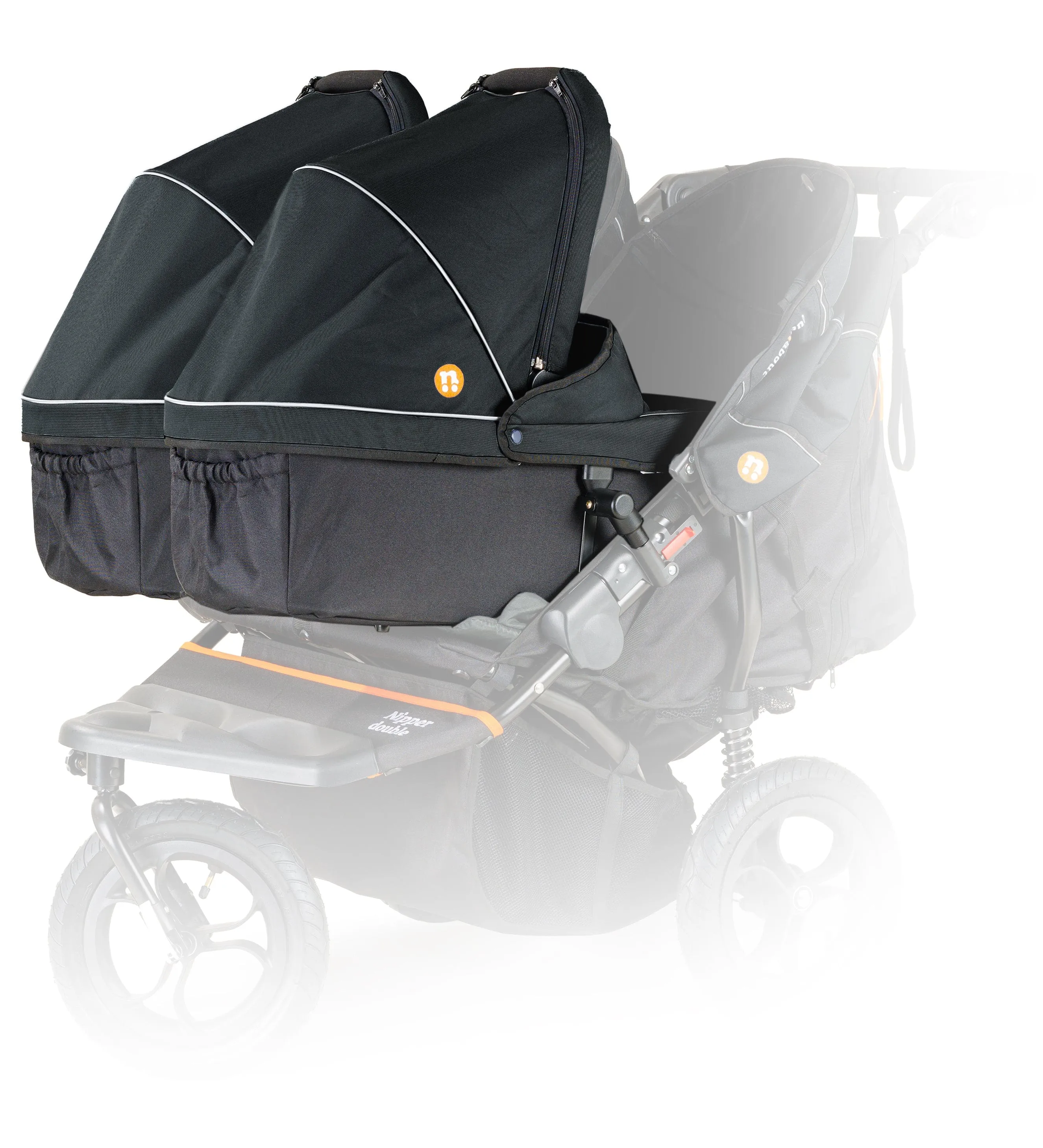 Out n About Double Carrycot - Forest Black