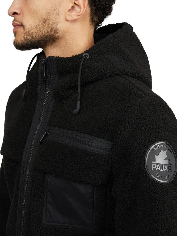 Pajar Mens Bryant Transitional Mixed-Media Jacket - BLACK