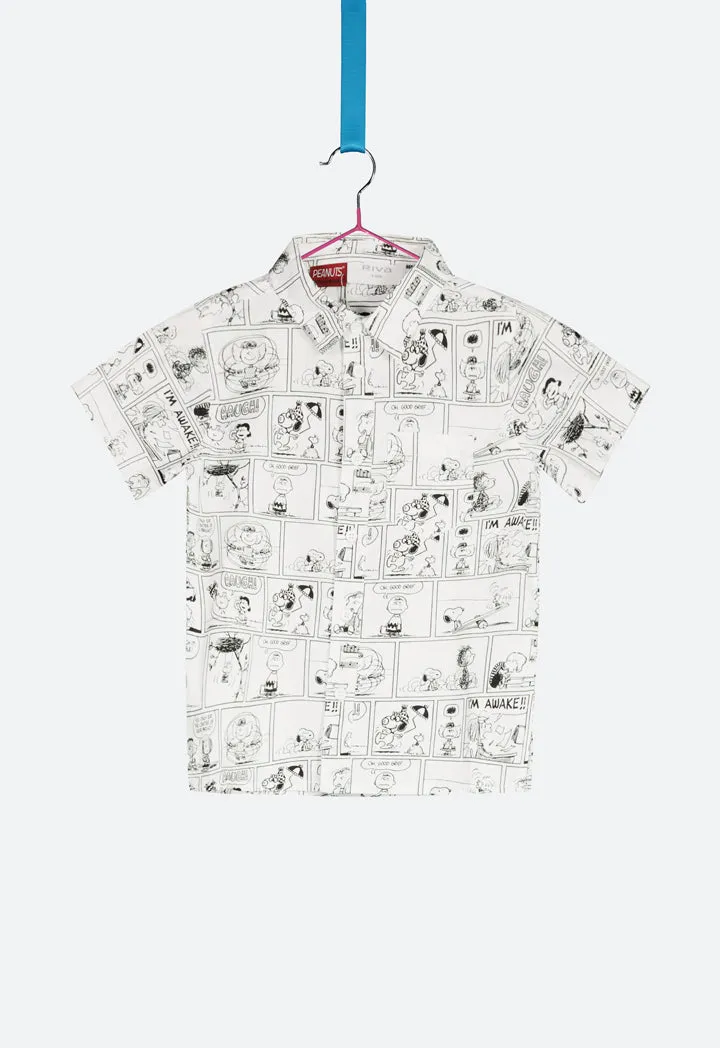 Peanuts Comic Strip Print Shirt