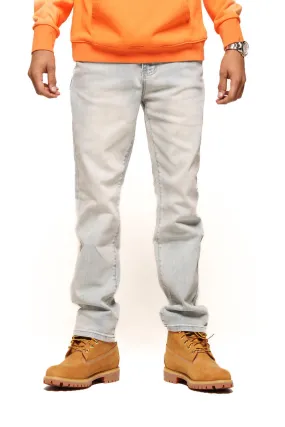 PHEELINGS LEARN FROM YESTERDAY STRAIGHT FIT DENIM (LIGHT BLUE)