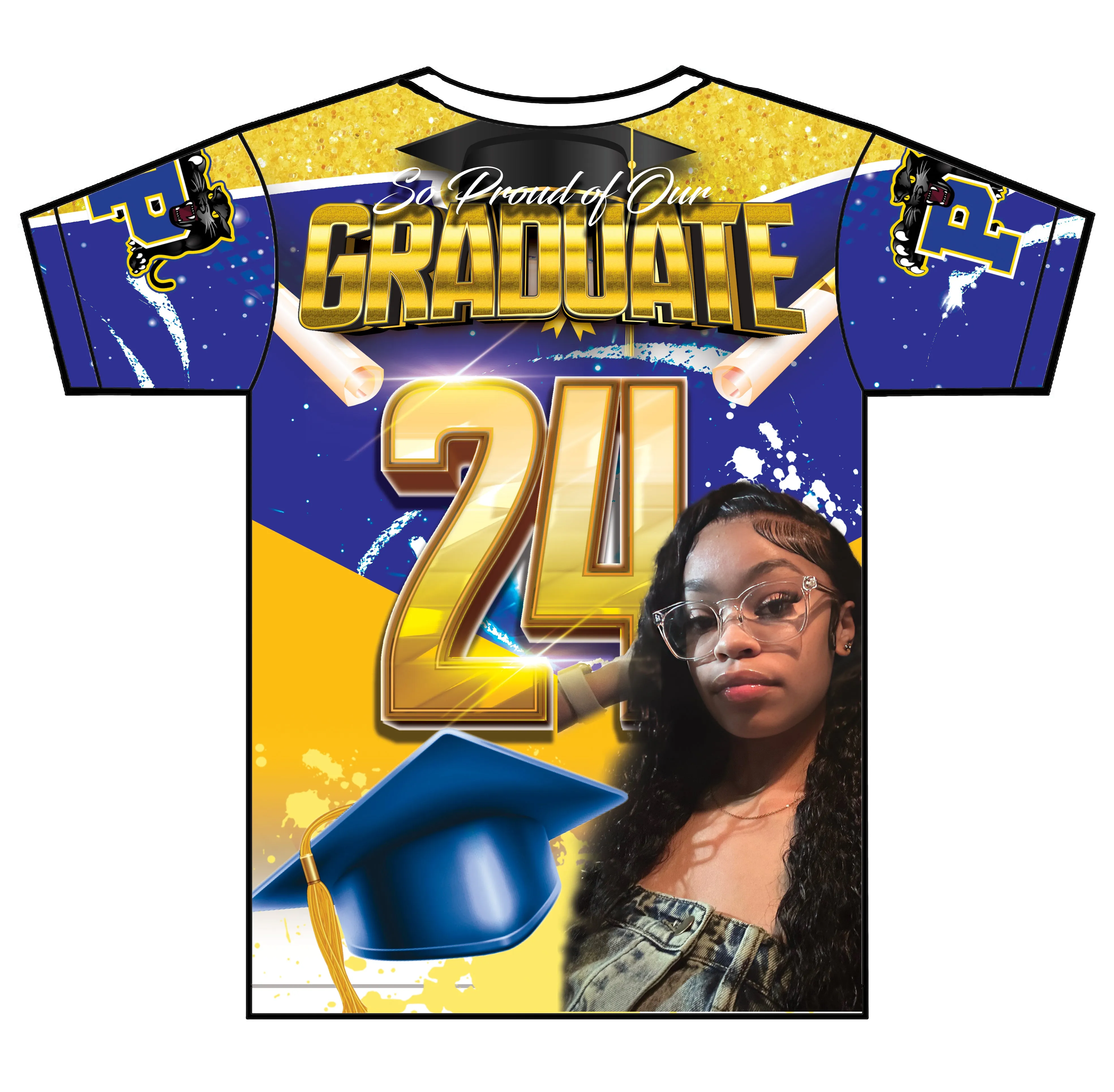 "La'Tayjah" Custom Designed Graduation 3D shirt