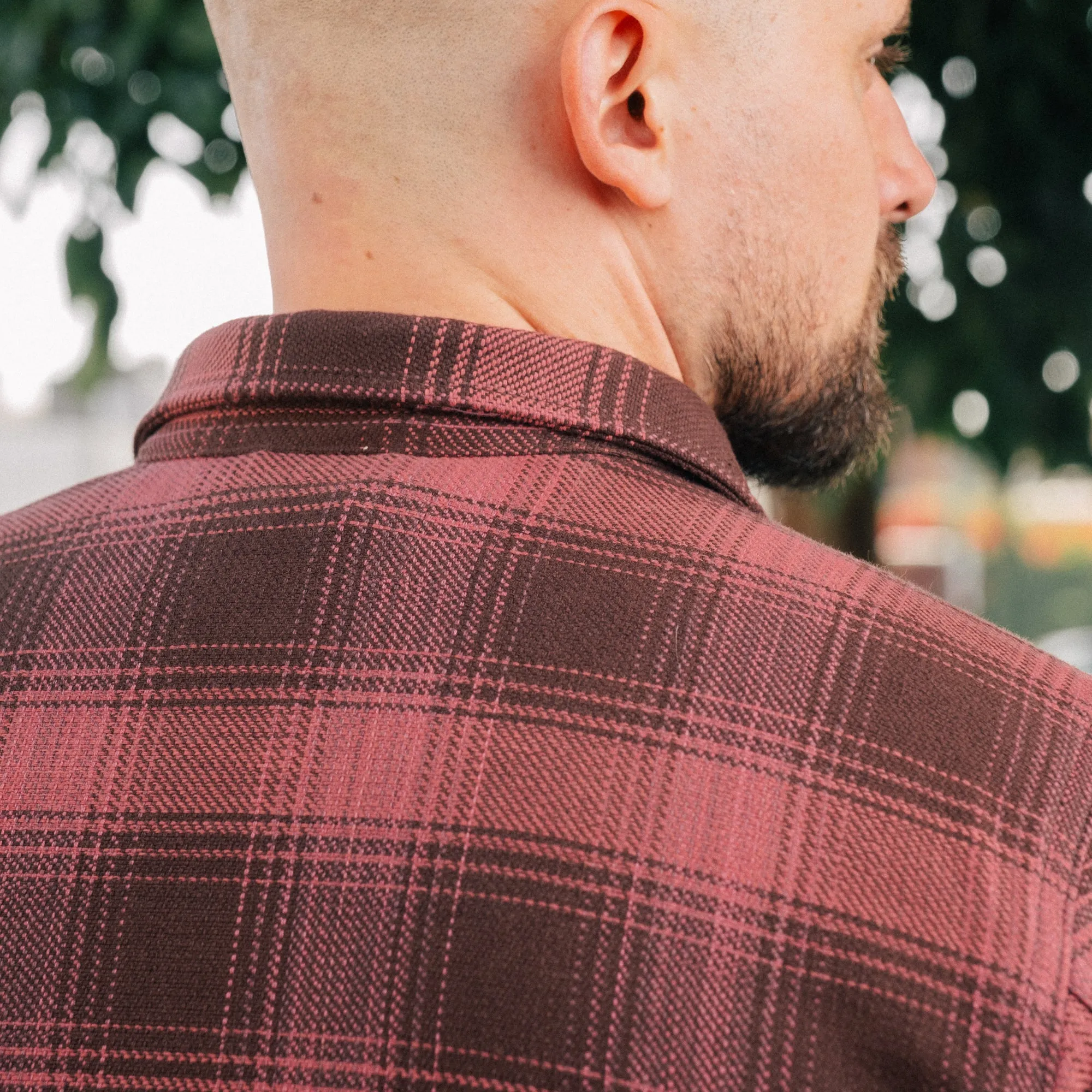 Rogue Territory Field Shirt Raspberry Plaid FINAL SALE