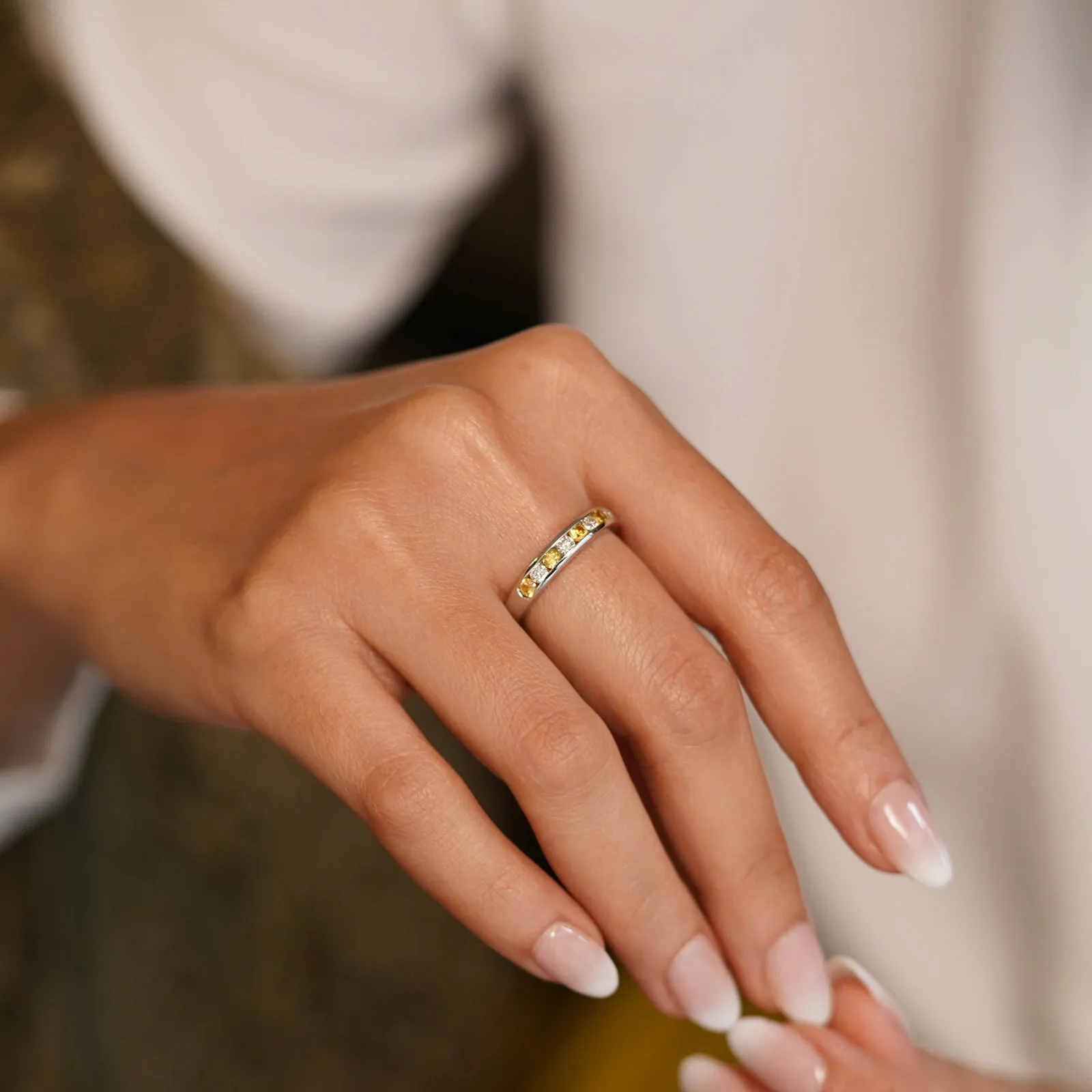 Stella Yellow Sapphire Ring