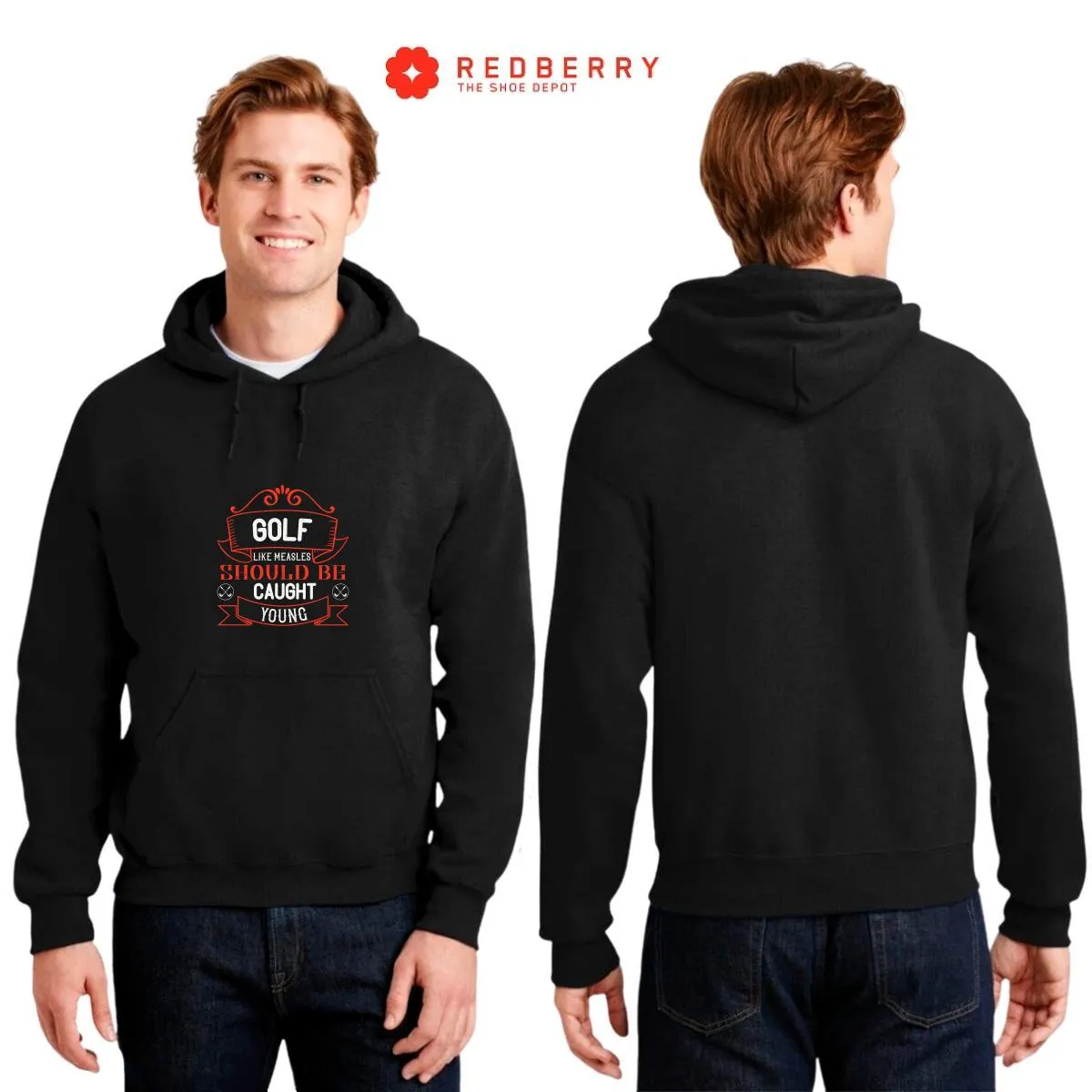 Sudadera Hombre  Hoodie Golf Deporte Frases 018