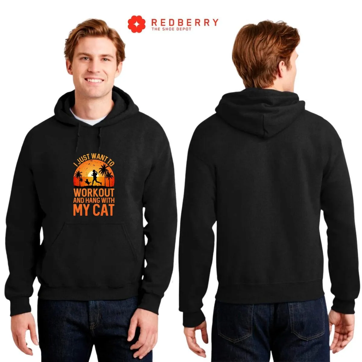 Sudadera Hombre  Hoodie Gym Ejercicio Fitness 026