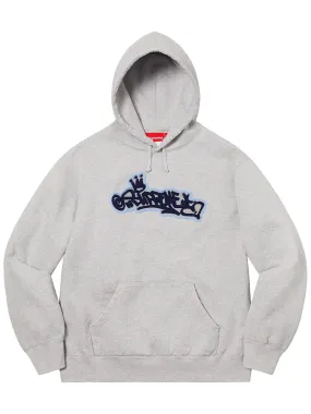 Supreme Handstyle Hooded Sweatshirt Heather Grey [SS21]