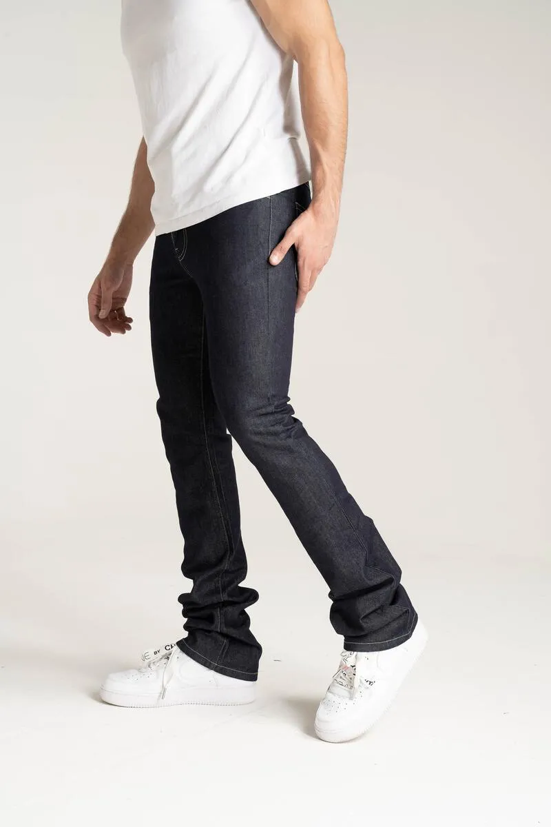 Taker Premium Raw Stretch Stacked Jean (Raw Indigo)