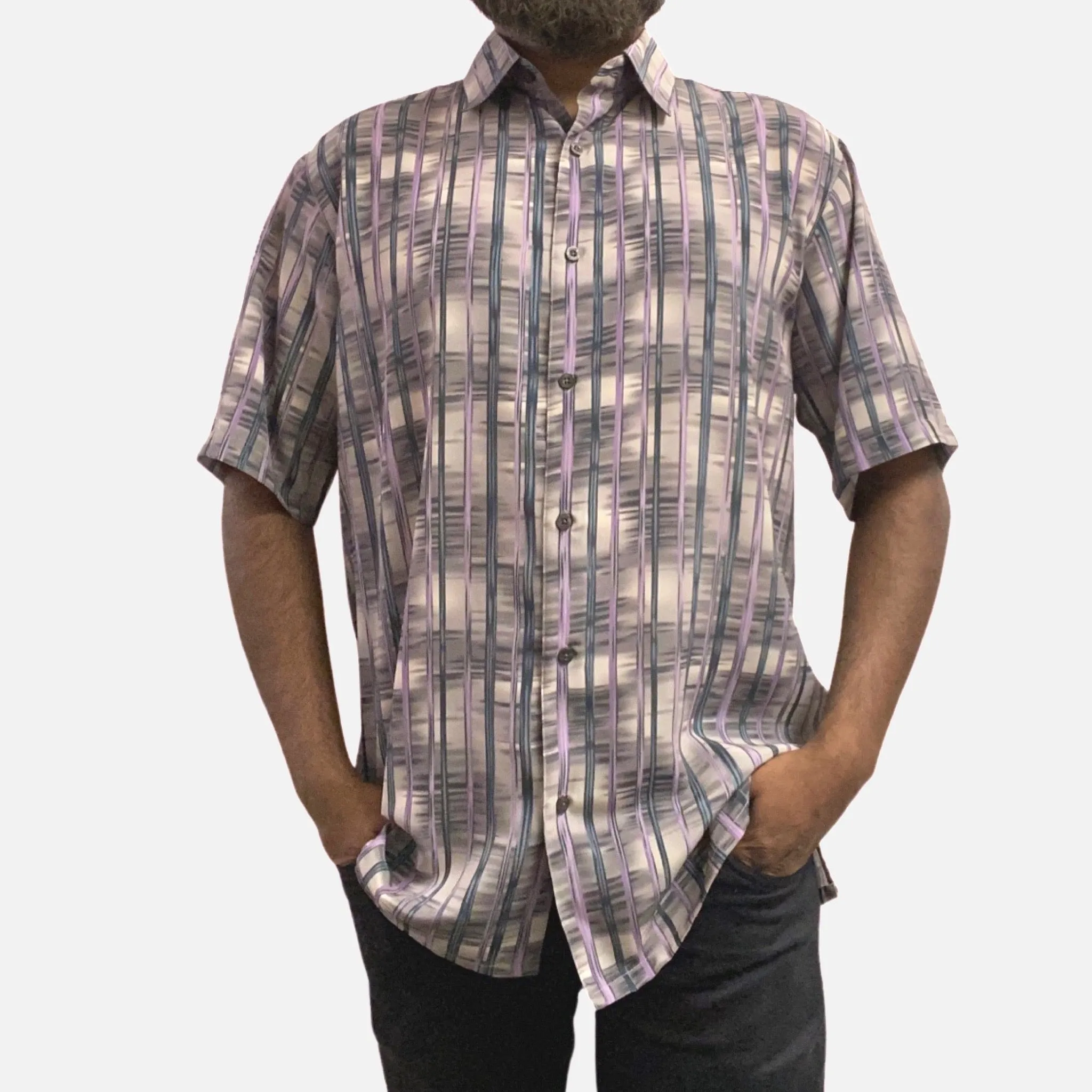 Taupe Summer Short Sleeve Shirt | Classic Fit