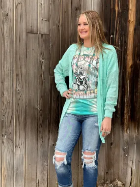 The Durango Turquoise Fall Cardigan