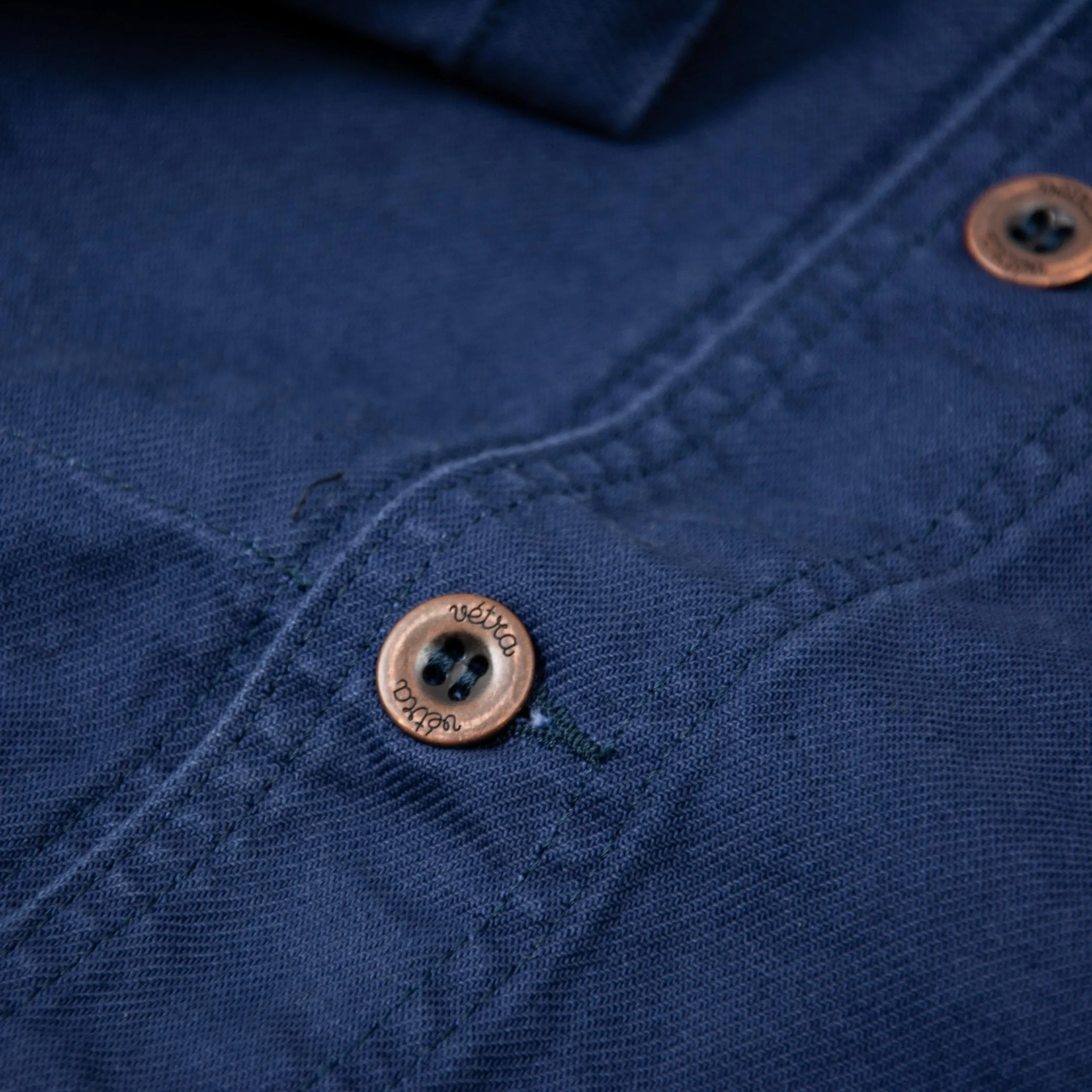 Vetra Twill Workwear Jacket 5c - Navy