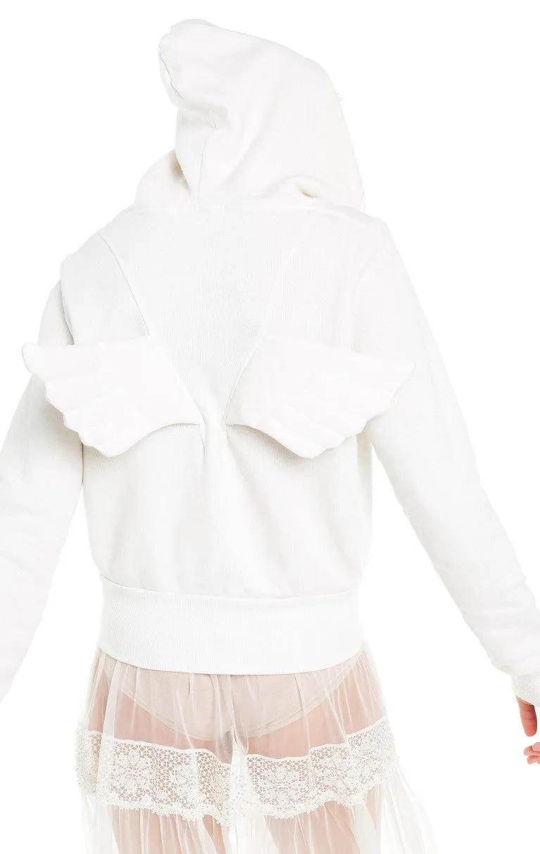 Wildfox Good Carta Angel Hoodie Sweater