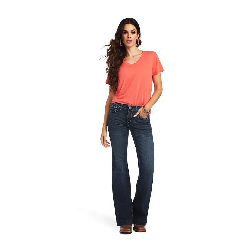 Women's Ariat Trouser Perfect Rise Aisha Wide Leg Jean