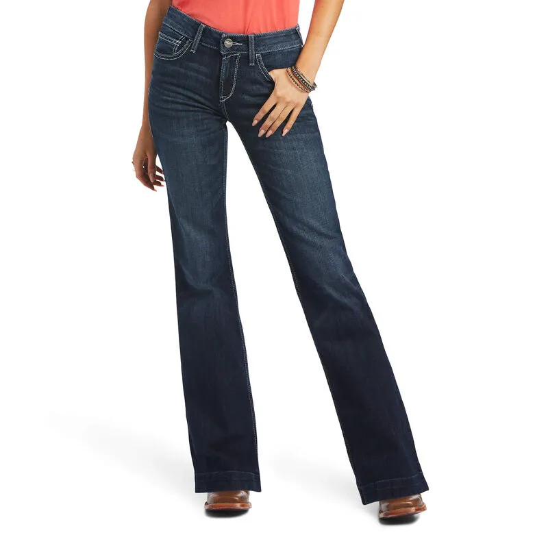 Women's Ariat Trouser Perfect Rise Aisha Wide Leg Jean